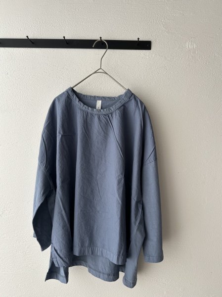 画像4: prit 47/2サイロプレミアム×50/1ブロード 切替7分袖ビッグプルオーバー (4)