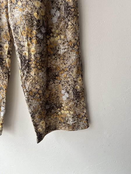 画像5: prit 60/1ローンガーデンプリントワイドパンツ (5)