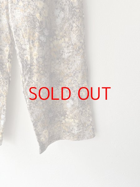 画像7: prit 60/1ローンガーデンプリントワイドパンツ (7)