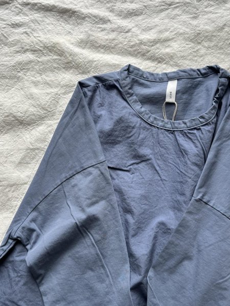 画像2: prit 47/2サイロプレミアム×50/1ブロード 切替7分袖ビッグプルオーバー (2)