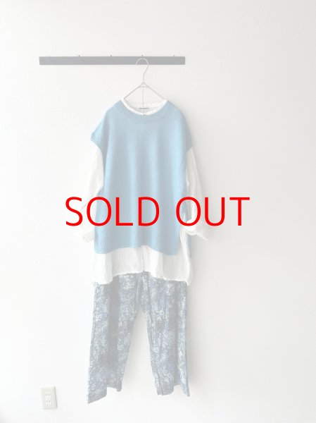 画像11: prit 60/1ローンガーデンプリントワイドパンツ (11)