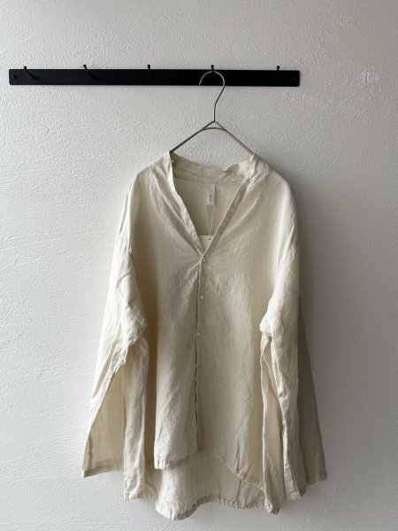 画像3: prit 60/1ラミーバイオクロス 裾ゴムカーディガン (3)