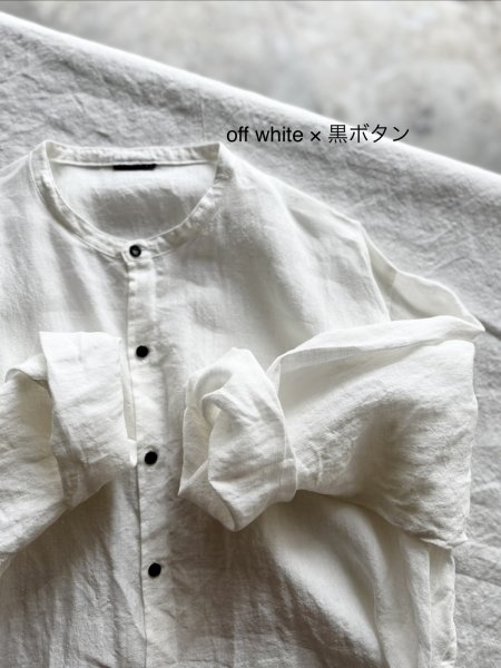 画像5: Luminaes 1/60手染めリネン ロングシャツ 【unisex】 (5)