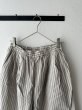 画像4: prit コットンリネンウェザー近江晒加工 タックバギーパンツ (4)