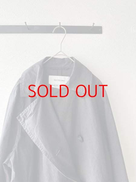 画像7: Veritecoeur ダブルボタンショートコート (7)
