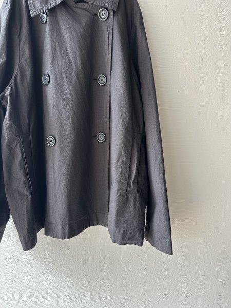 画像6: Veritecoeur ダブルボタンショートコート (6)