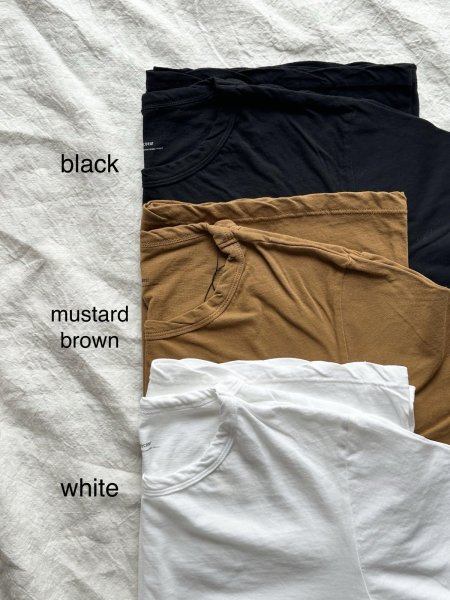 画像2: Veritecoeu 強撚天竺クルーネックTee 【クリックポスト（185円）発送可能】 (2)