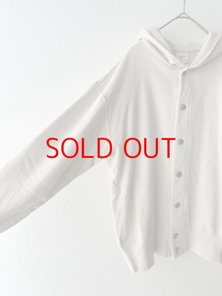 画像3: grin コーマ裏毛 フードカーディガン (3)