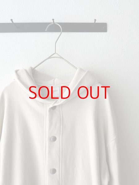 画像2: grin コーマ裏毛 フードカーディガン (2)