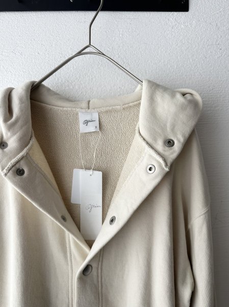 画像7: grin コーマ裏毛 フードカーディガン (7)