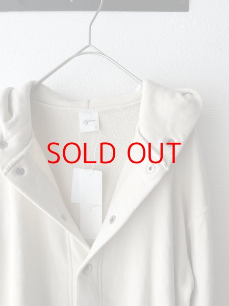 画像7: grin コーマ裏毛 フードカーディガン (7)