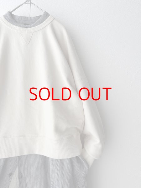 画像4: NATURAL LAUNDRY セントラル裏毛 クループルオーバー【レターパックプラス（600円）発送可能】 (4)