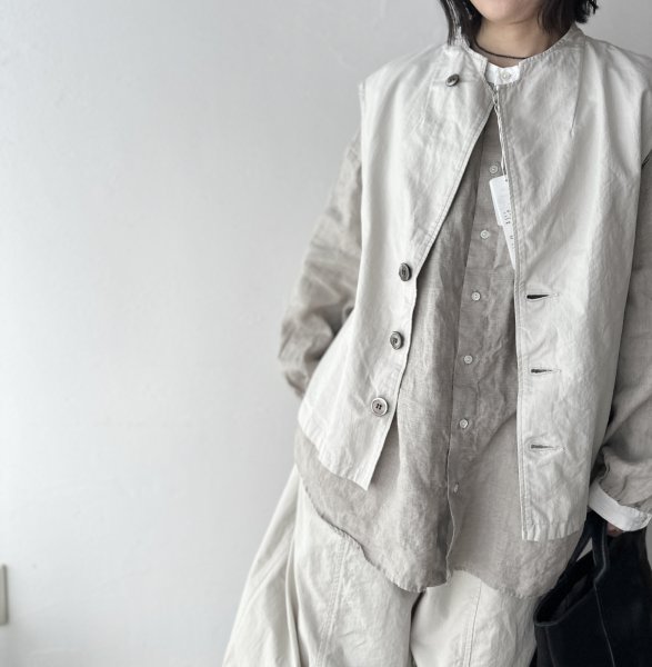 画像1: grin ウィービーツイル ノッチカラーベスト (1)