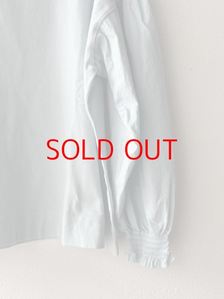 画像4: grin 40/2天竺×布帛 シャーリングPO (4)