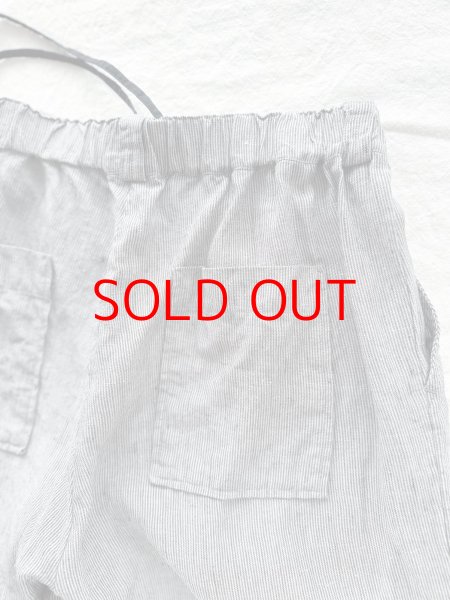 画像4: Luminaes ストライプリネン ワイドPT (4)