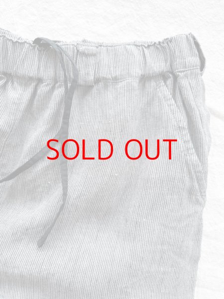 画像3: Luminaes ストライプリネン ワイドPT (3)