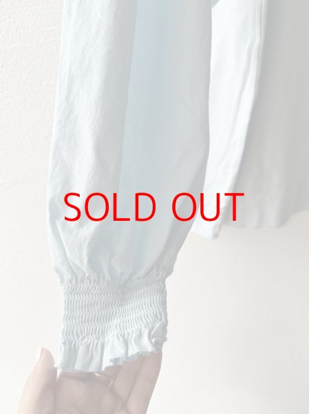 画像5: grin 40/2天竺×布帛 シャーリングPO (5)