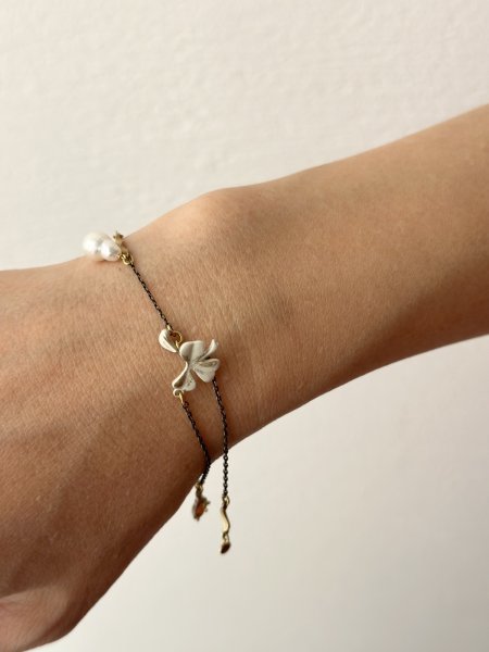 画像3: Vlas Blomme Clover Slide ブレスレット (3)