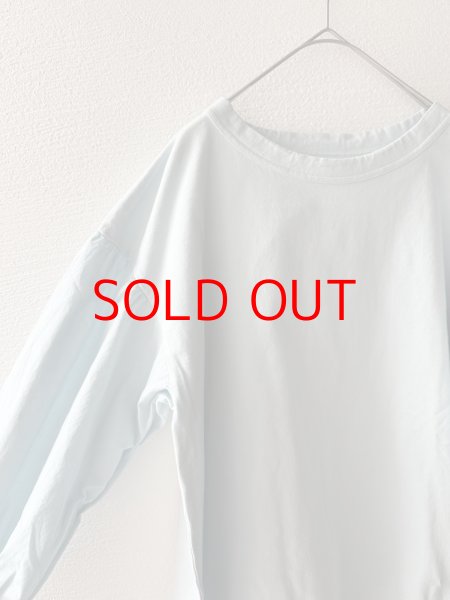 画像3: grin 40/2天竺×布帛 シャーリングPO (3)