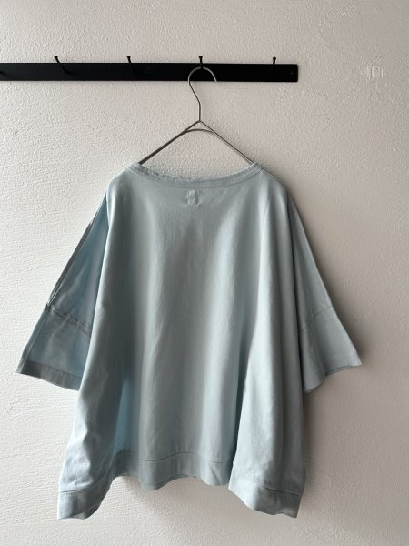 画像5: grin 40/2天竺×布帛 パネルカーディガン (5)