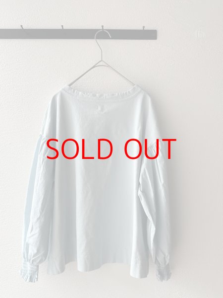 画像6: grin 40/2天竺×布帛 シャーリングPO (6)