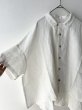 画像3: grin 40リネンスクエア6分袖シャツ (3)