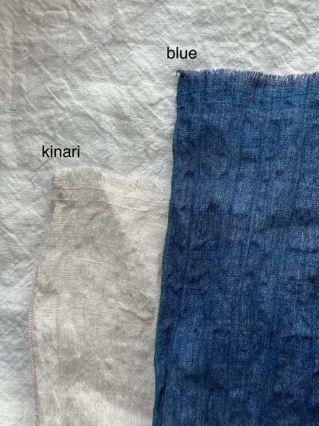 画像2: prit リネンコットン強撚ランダムボーダーストール【クリックポスト（185円）発送可能】 (2)