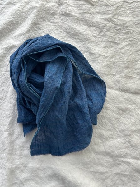 画像6: prit リネンコットン強撚ランダムボーダーストール【クリックポスト（185円）発送可能】 (6)