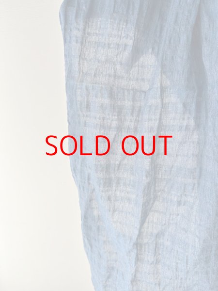 画像5: *sale30%off* prit リネンコットン強撚ランダムボーダーストール【クリックポスト（185円）発送可能】 (5)