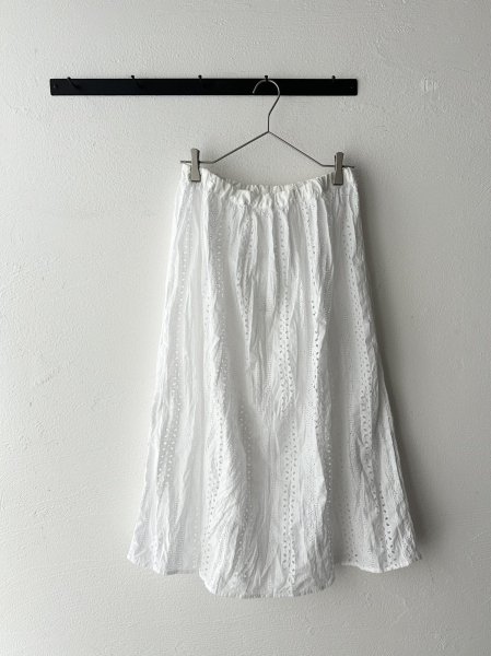 画像3: grin ボーラーレース ギャザースカート (3)