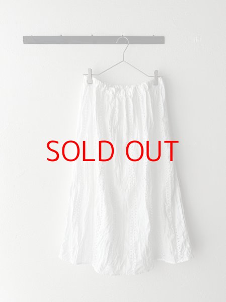 画像3: grin ボーラーレース ギャザースカート (3)