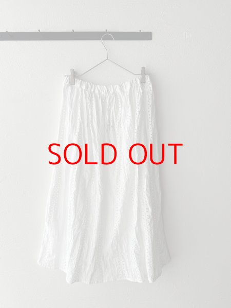 画像7: grin ボーラーレース ギャザースカート (7)