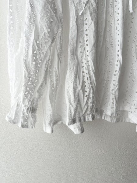 画像7: grin ボラーレース ギャザープルオーバー (7)