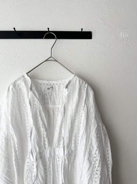 画像4: grin ボラーレース ギャザープルオーバー (4)