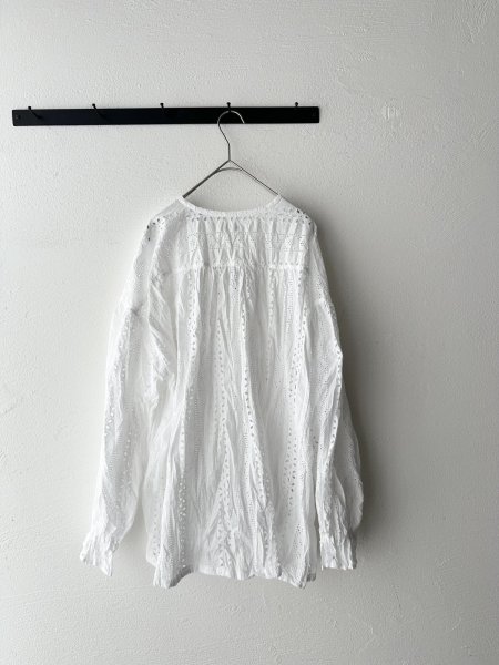 画像8: grin ボラーレース ギャザープルオーバー (8)