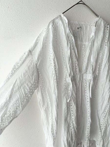 画像5: grin ボラーレース ギャザープルオーバー (5)