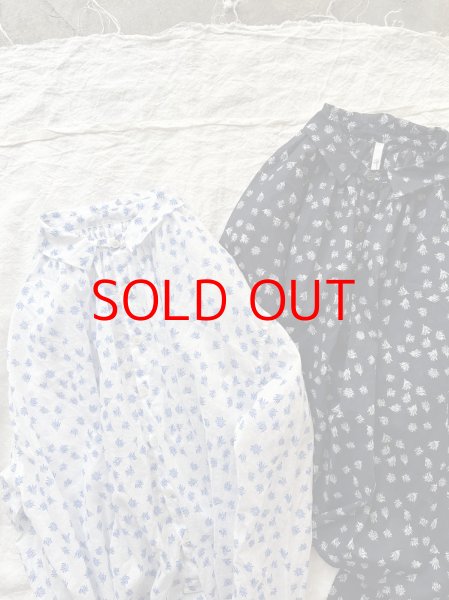 画像5: grin floraシアープリント リンクルシャツ (5)