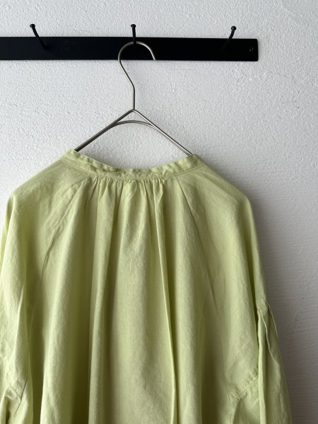 画像11: grin 100/2ボイル ラグランスモックシャツ (11)