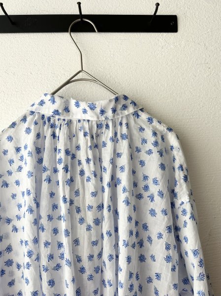 画像9: grin floraシアープリント リンクルシャツ (9)