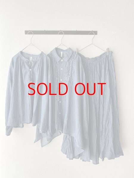 画像9: grin INDIAデニムボイル スキッパープルオーバー (9)