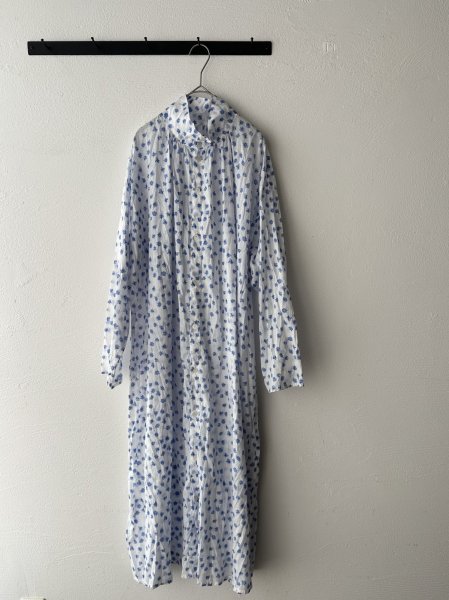 画像1: grin floaシアープリント ワンピース (1)