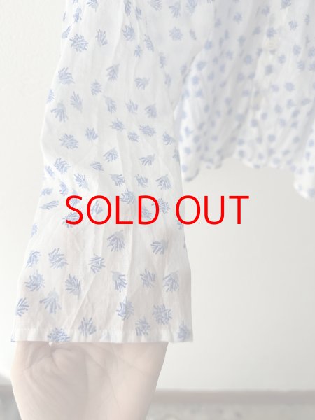 画像10: grin floraシアープリント リンクルシャツ (10)