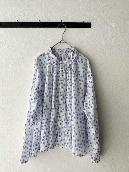画像3: grin floraシアープリント リンクルシャツ (3)