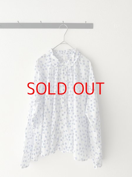 画像7: grin floraシアープリント リンクルシャツ (7)