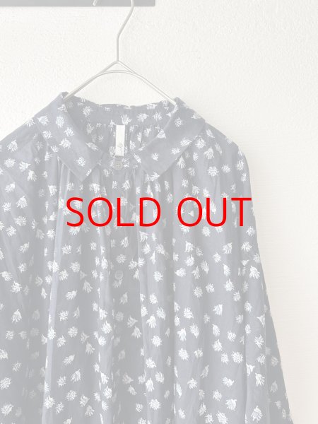 画像14: grin floraシアープリント リンクルシャツ (14)