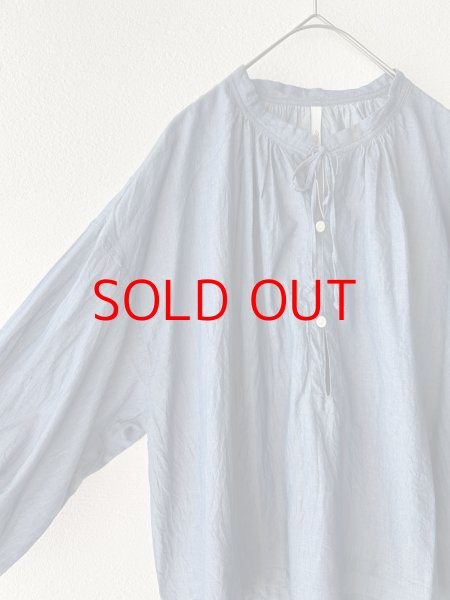 画像4: grin INDIAデニムボイル スキッパープルオーバー (4)