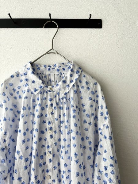 画像4: grin floraシアープリント リンクルシャツ (4)