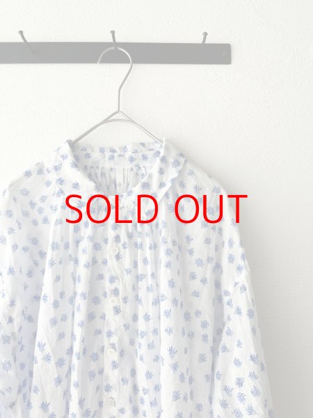 画像8: grin floraシアープリント リンクルシャツ (8)