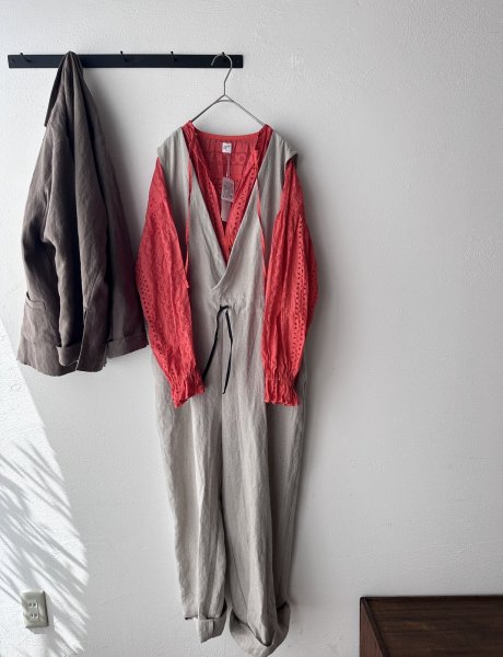 画像2: grin ボラーレース ギャザープルオーバー (2)