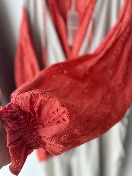 画像3: grin ボラーレース ギャザープルオーバー (3)